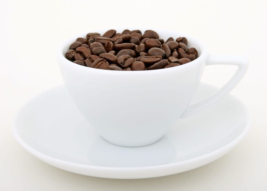 焙煎度を表すコーヒー豆