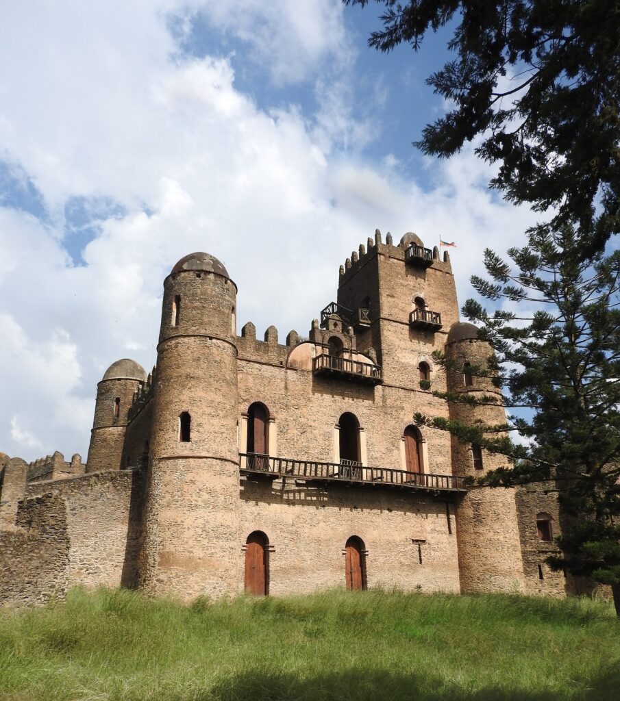 エチオピア北部にある世界遺産のゴンダールの城